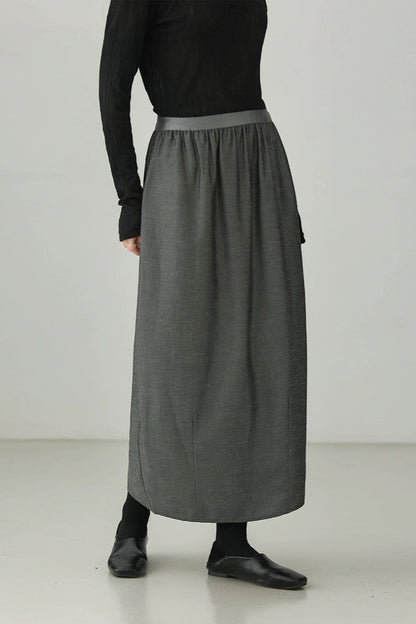 テンセルリネンコクーンランタンスカート　B4268