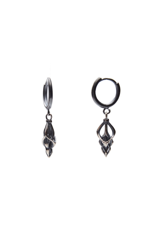 S925 Phantom Feather Earrings B4536