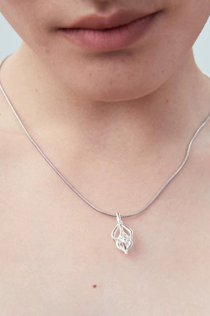 S925ユニセックスヴァインペンダントネックレス　B4534