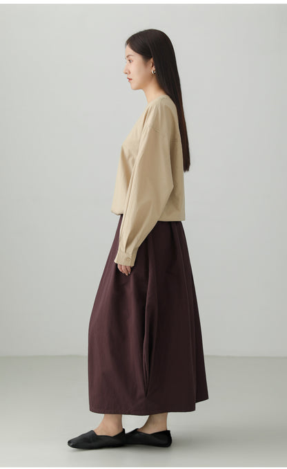 ブロケードコットンバブルスカートハイエンド　B4728