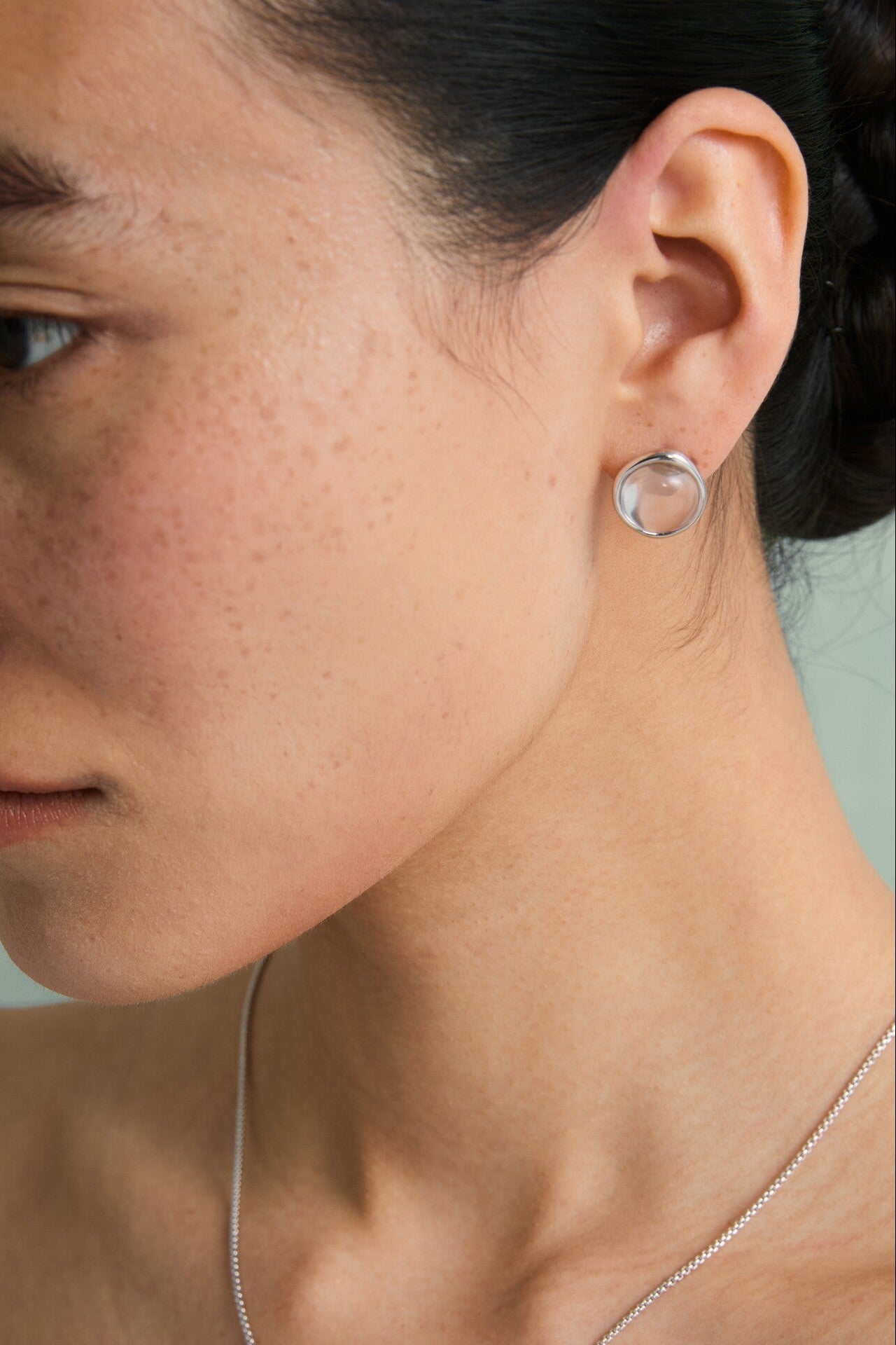 S925デュードロップクリスタルスタッドピアス B4876 – Bloemen
