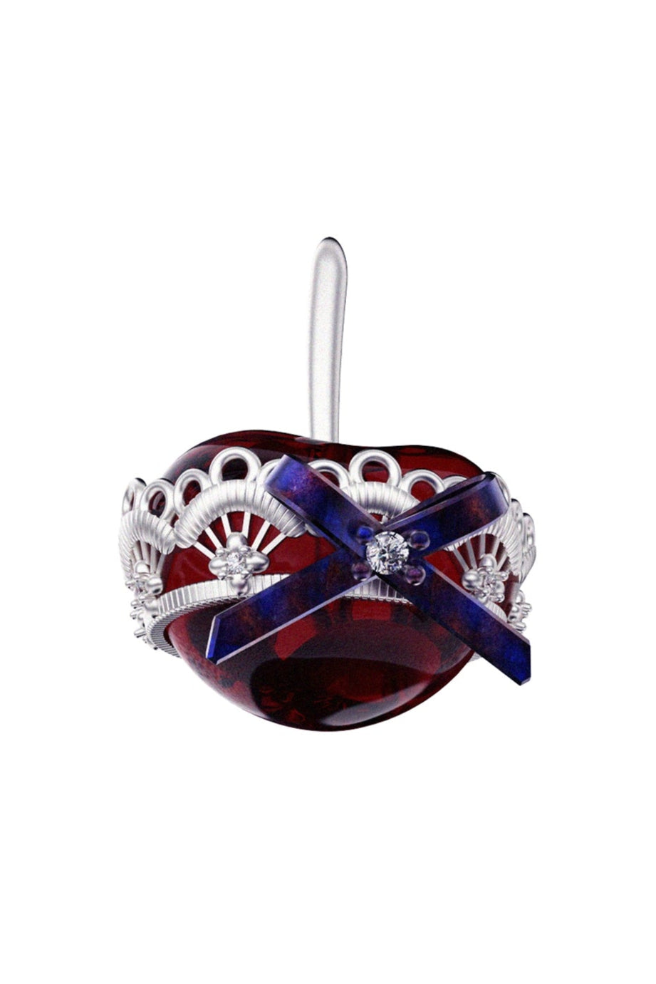 S925 Peach Cherry Lemon Sweet Earrings (Single) B3924