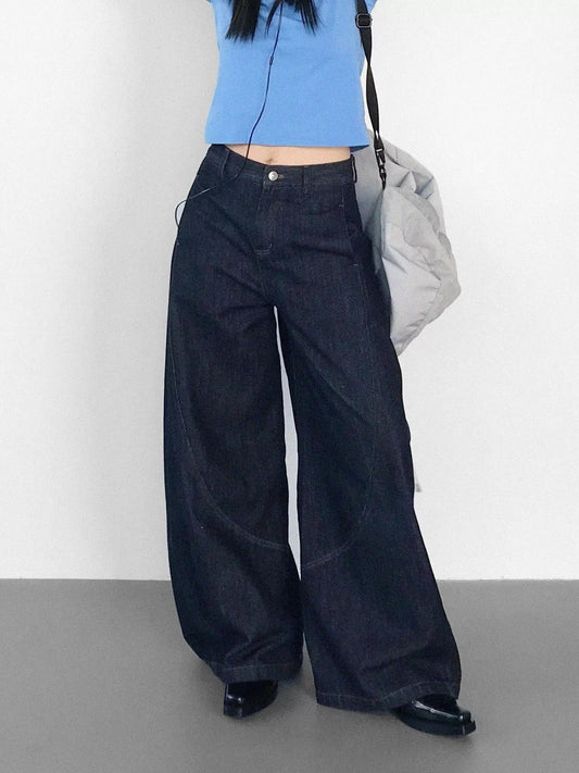 Split Line Look Slim Denim B3107