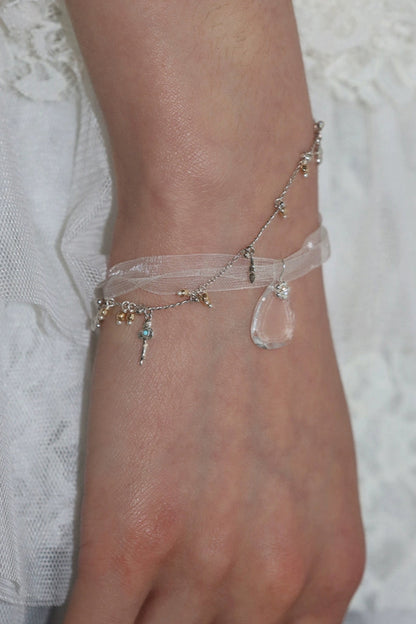 S925スウィートドリームスフラグメントブレスレット　B4072