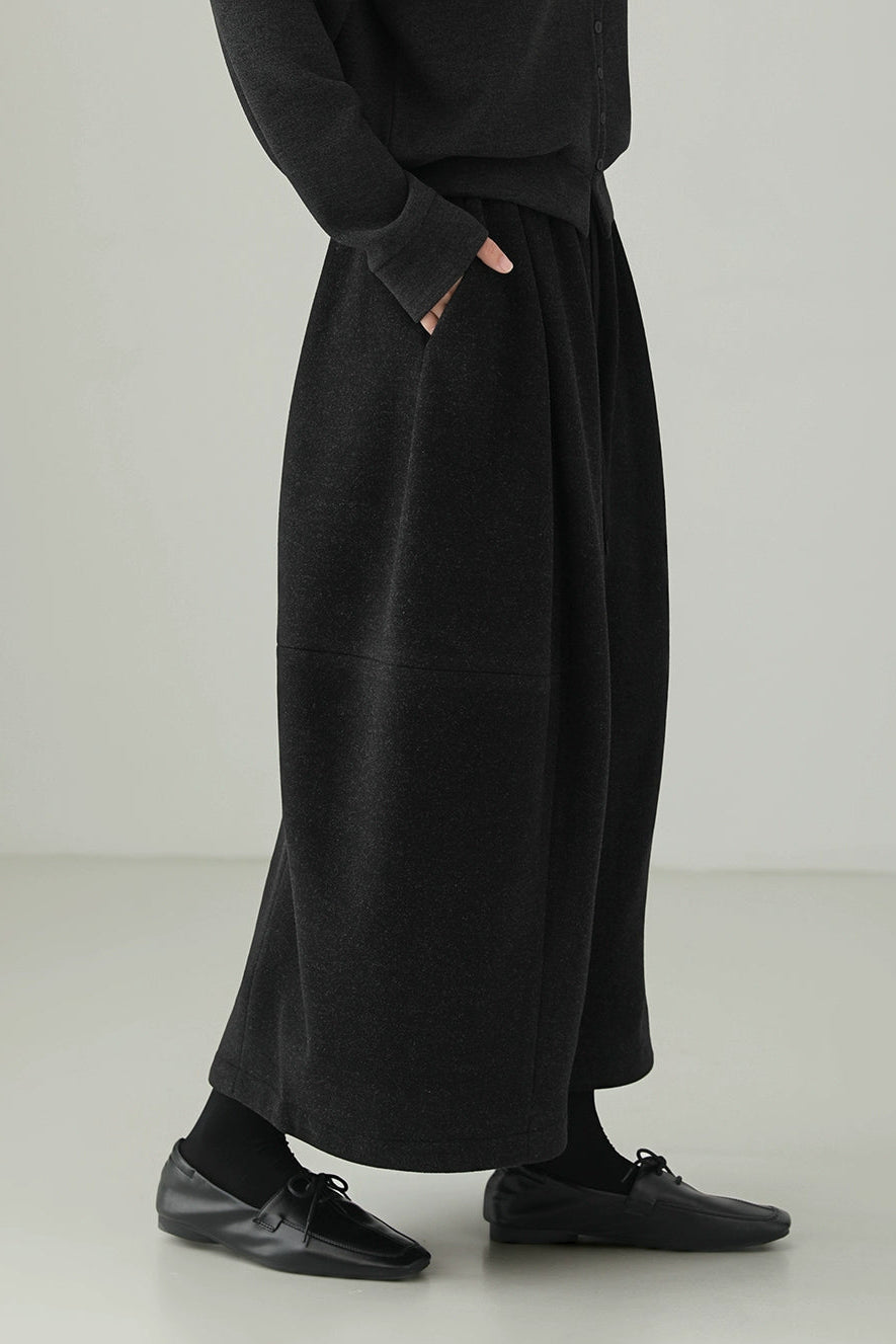 Six-Sweat 寬版七分褲 B4522