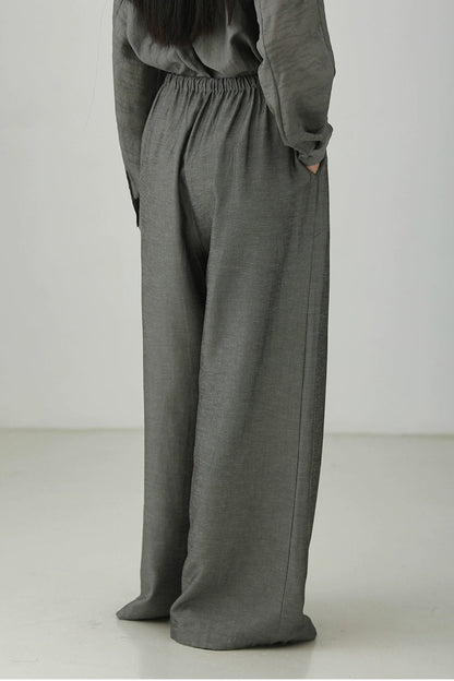 テンセルリネンワイドパンツ　B4266