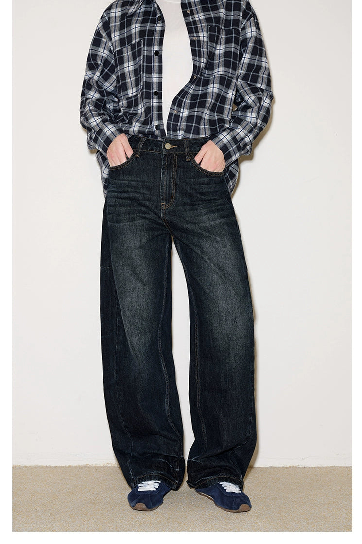 Washed Scimitar Blue Jeans B4400