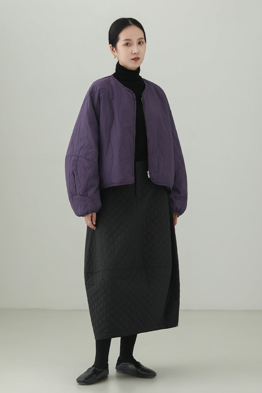 ウオームチューリップキルティングスカート　B4524