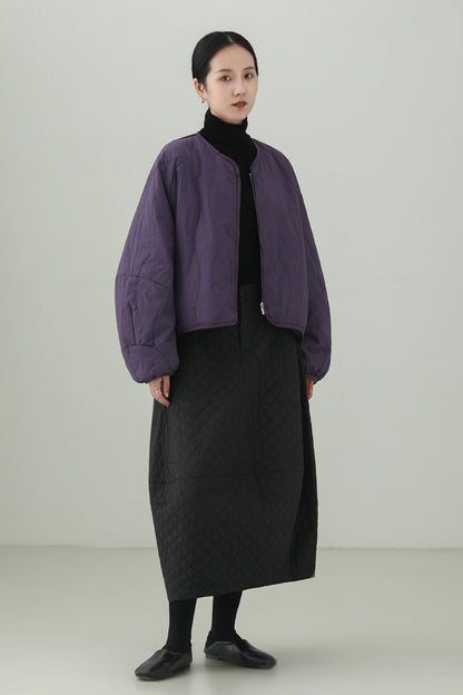 ウオームチューリップキルティングスカート　B4524