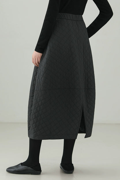 ウオームチューリップキルティングスカート　B4524