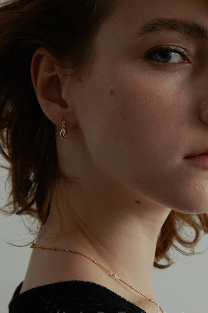 S925 Water Drop Minimalist Earrings B4131