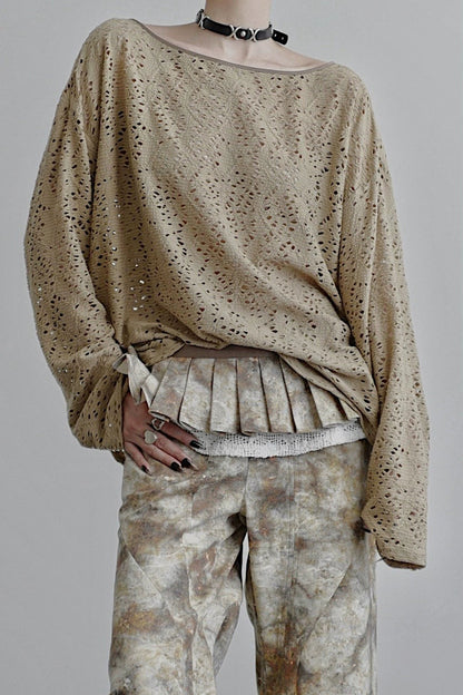 ホールロングスリーブトップス　B4259