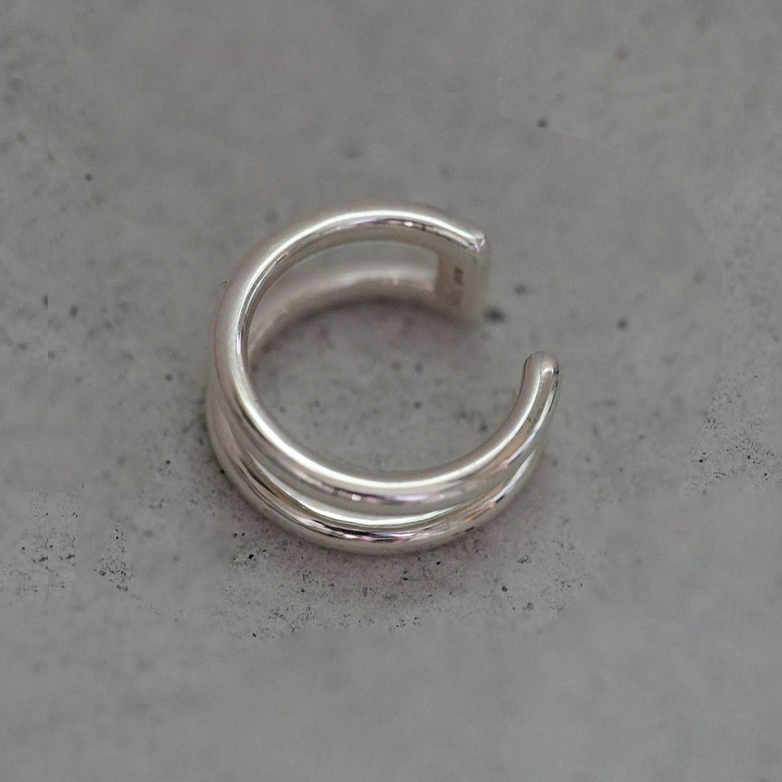 S925 Large Earrings/Minimalist Ear Cuff B4132