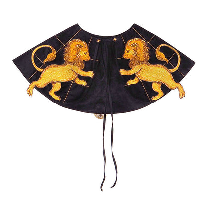 Venetian Guardian Leo Embroidered Faux Collar B4570