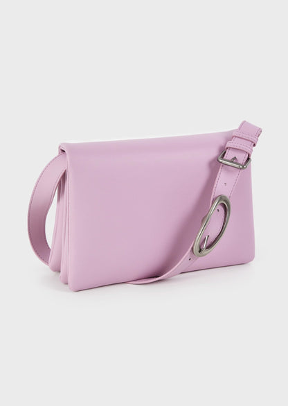 Sandwich purple pink leather bag B2663