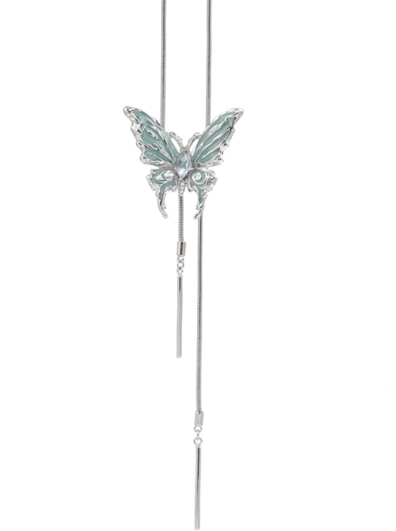 Exotic Butterfly Pullout Necklace B2829