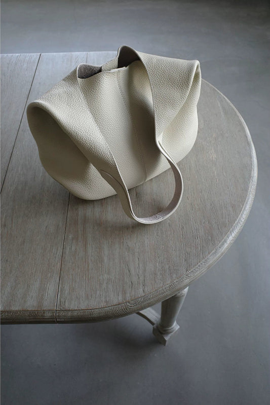 Top grain cow leather soft shoulder bag B4414