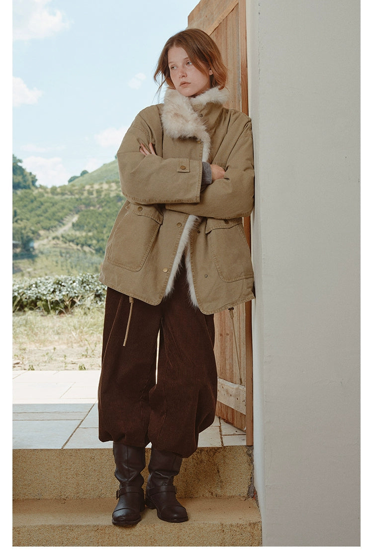 Adventure Washed Down Parka Jacket B4401