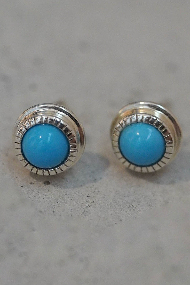 S925ターコイズピアス・レターピアス・イヤーカフ　B4229