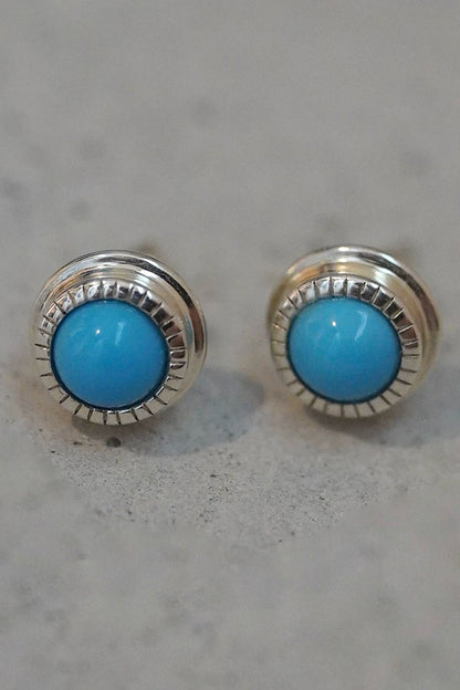 S925ターコイズピアス・レターピアス・イヤーカフ　B4229