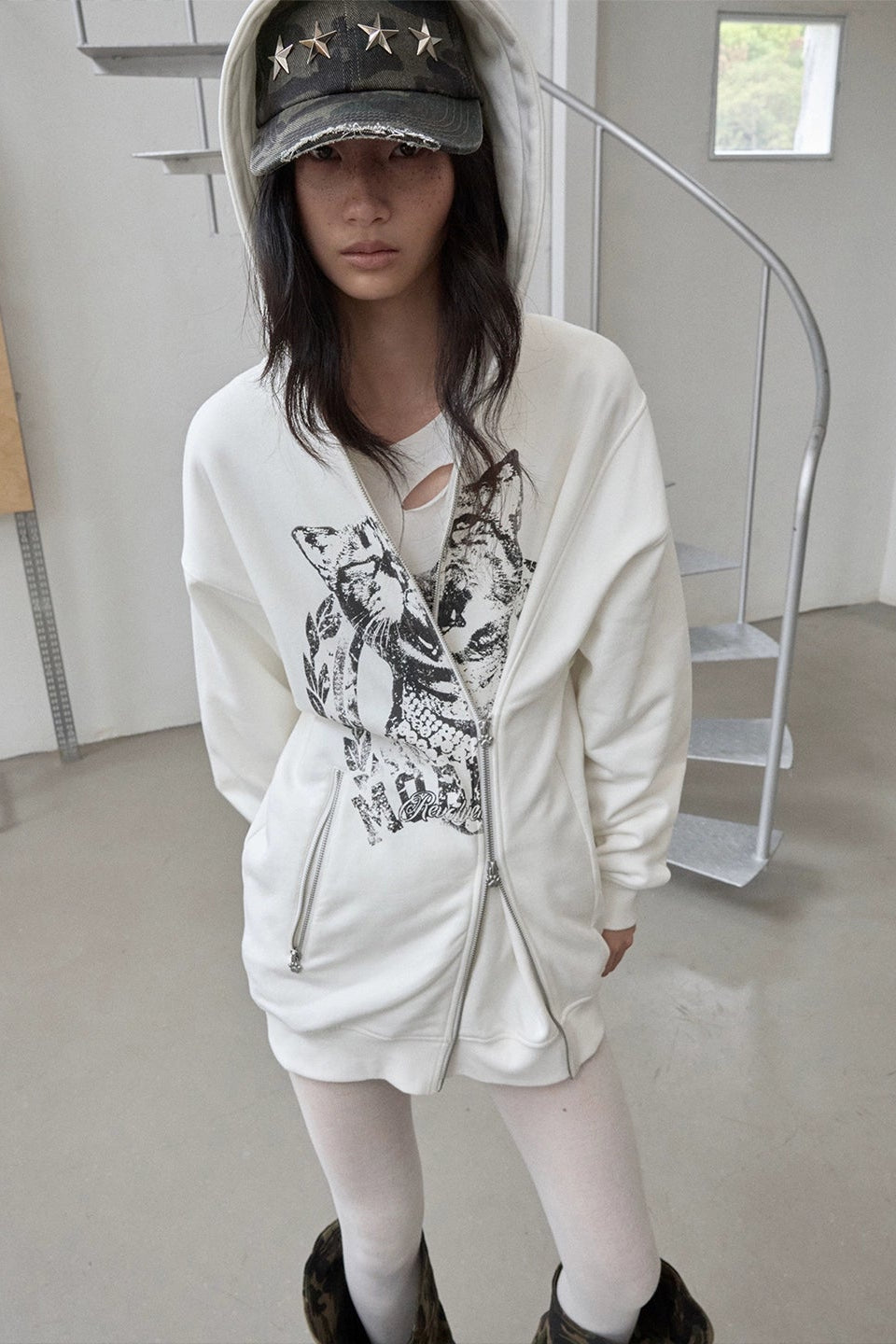 Rivet Camouflage Baseball Cap B4391