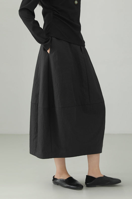 モノフィラメントナイロンサテンバドスカート　B4658