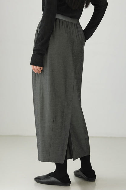 テンセルリネンコクーンランタンスカート　B4268