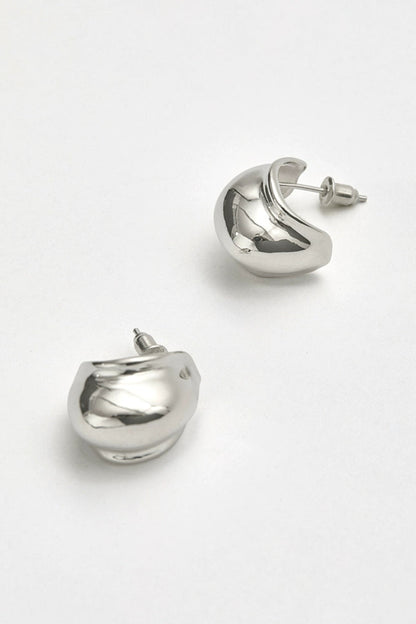 S925ヴィンテージプレーンスタッドピアス　B4245