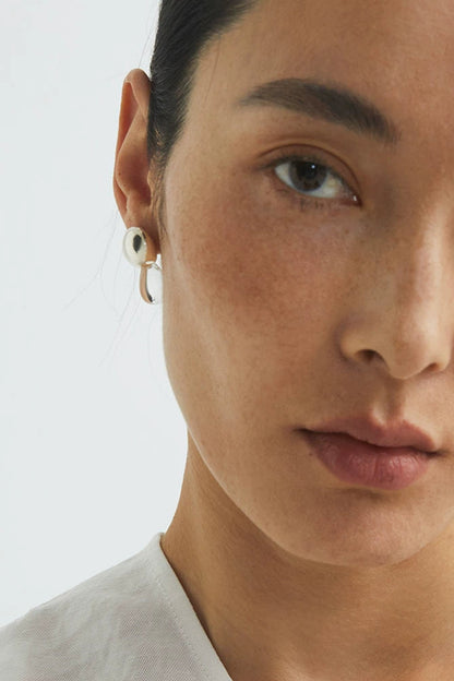 S925ウオータードロップクリスタルピアス　B4247