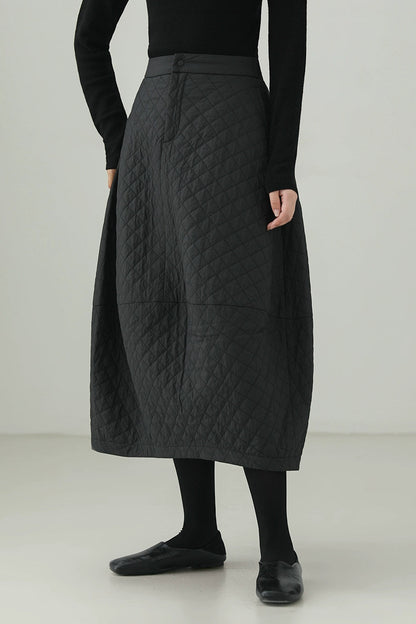 ウオームチューリップキルティングスカート　B4524