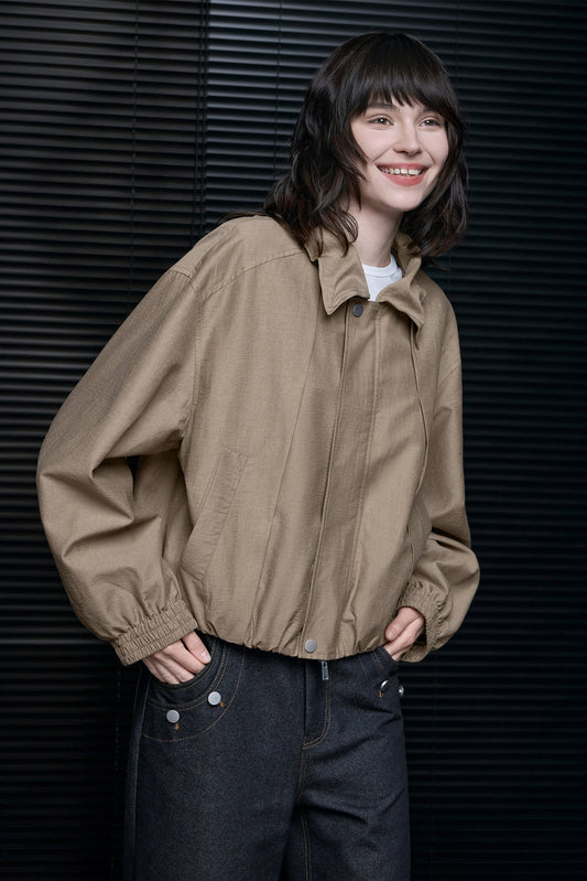 テンセルリネンラペルジャケット　B4622