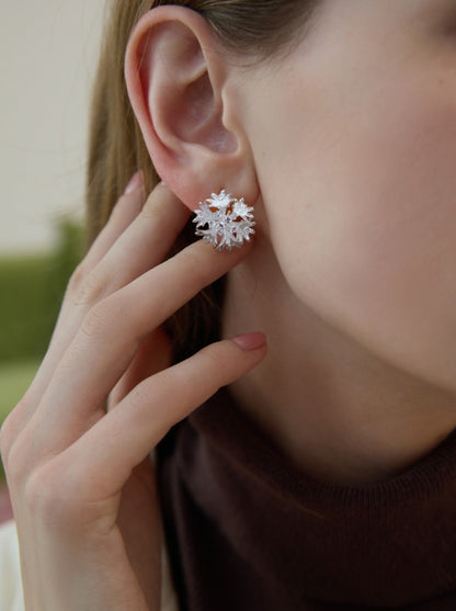 S925 Cornflower earrings B2605