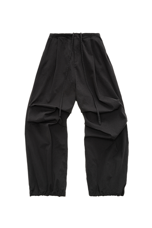 ヴィンテージダメージウオッシュ立体プリーツカーゴパンツ　B3943