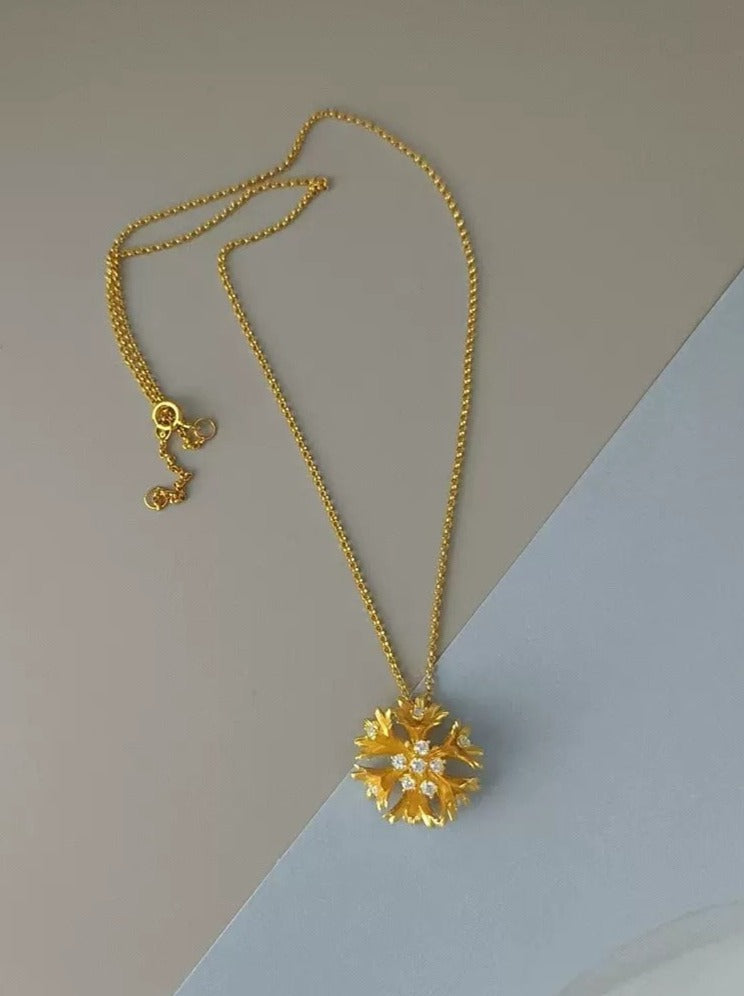S925 Cornflower necklace B2604