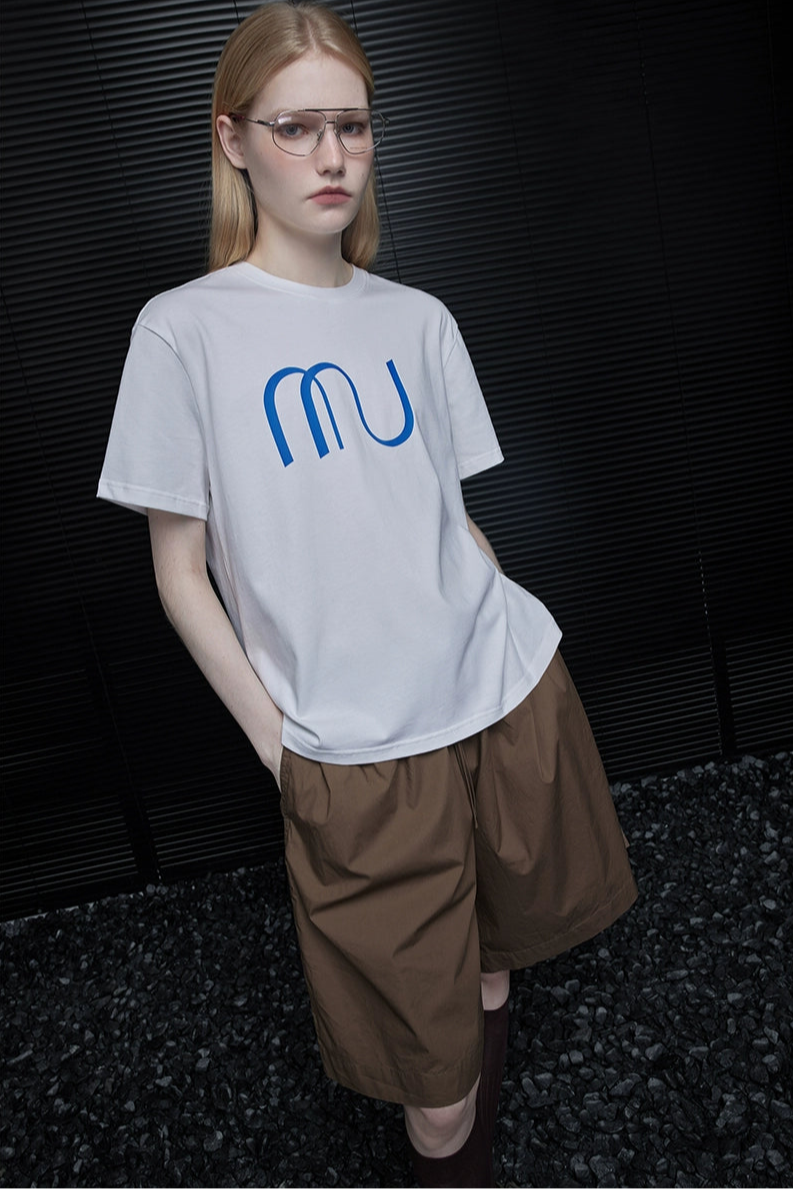 コーヒーカラールーズコットンハーフパンツ　B3871