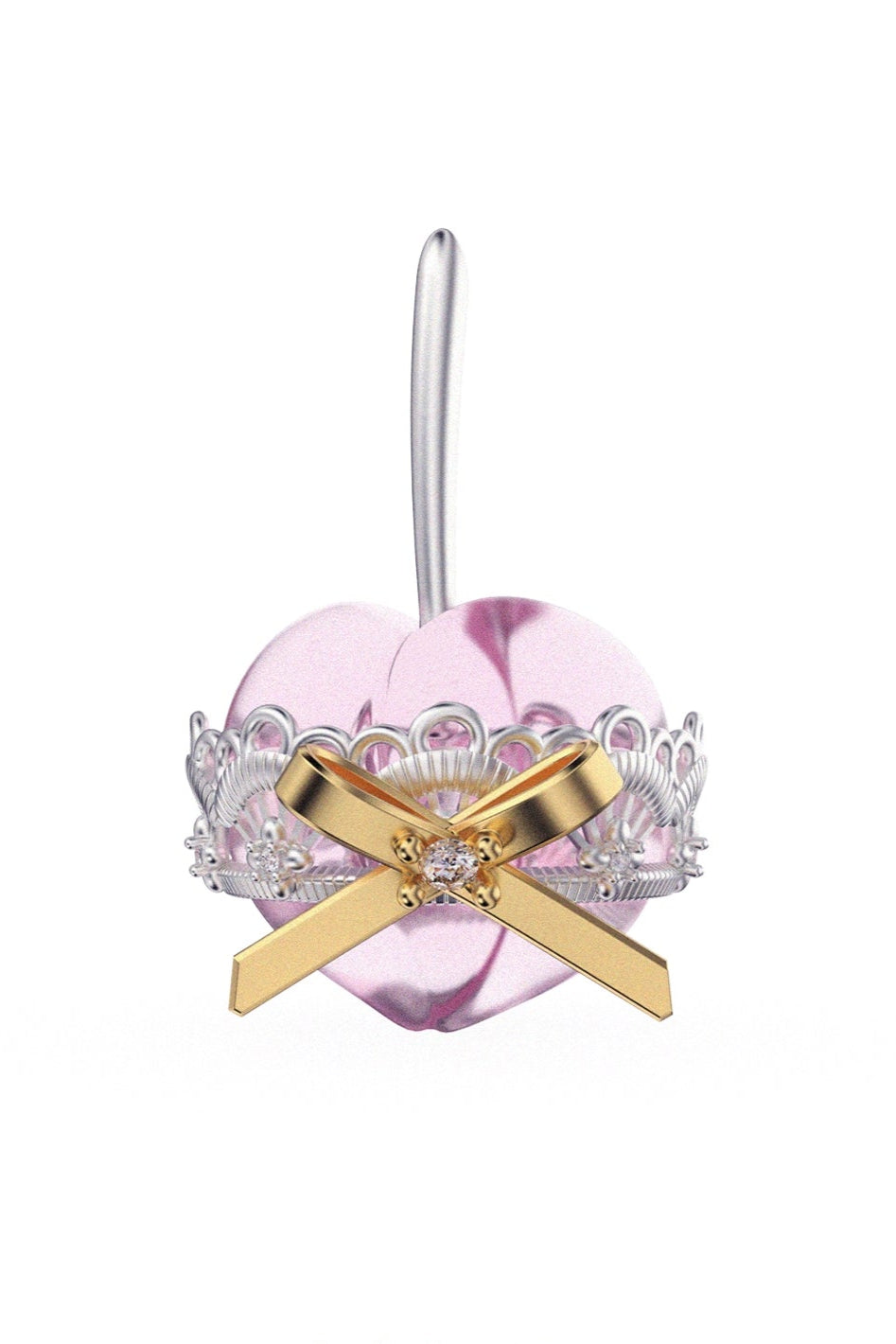 S925 Peach Cherry Lemon Sweet Earrings (Single) B3924