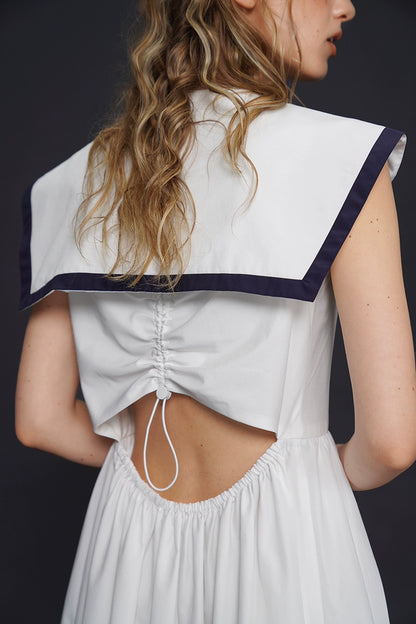 海軍白大領洋裝 B4154