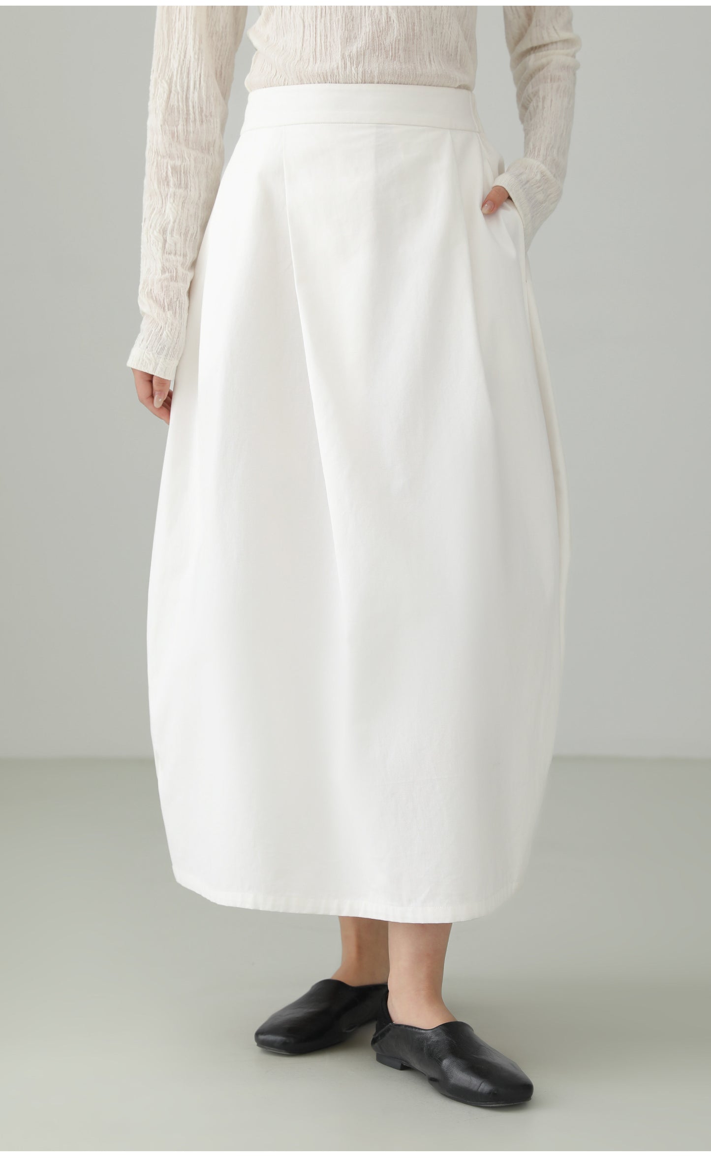 ブロケードコットンバブルスカートハイエンド　B4728