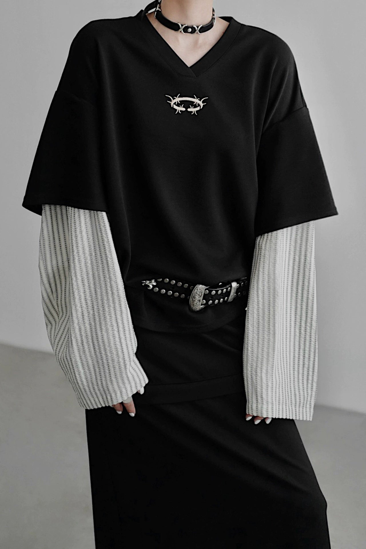 Two-way Big T-shirt B4347