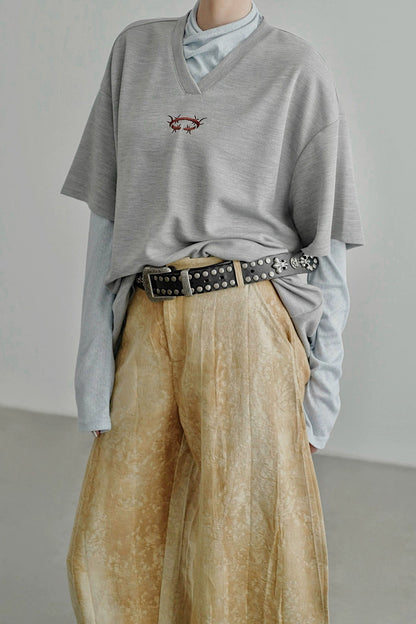 Two-way Big T-shirt B4347