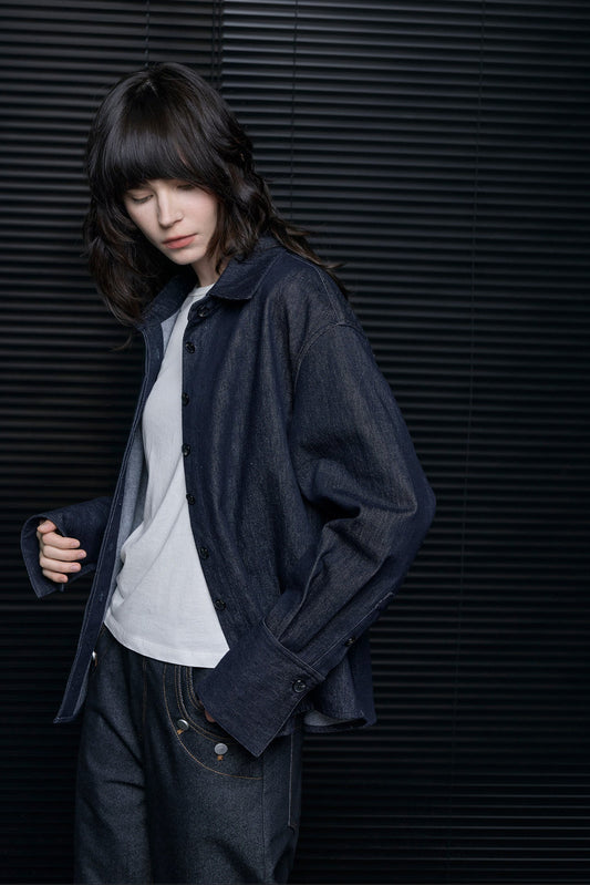 ヴィンテージウエストデニムシャツ　B4621