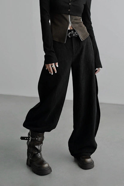 Stylish wide pants B4345