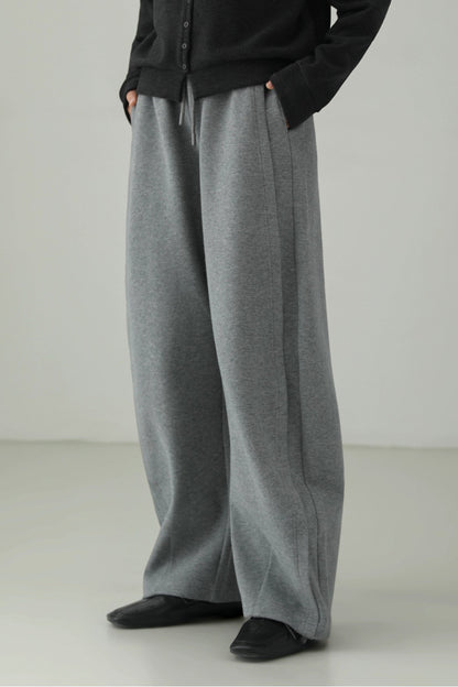 Minimalist Curved Blade Loose Pants B4530