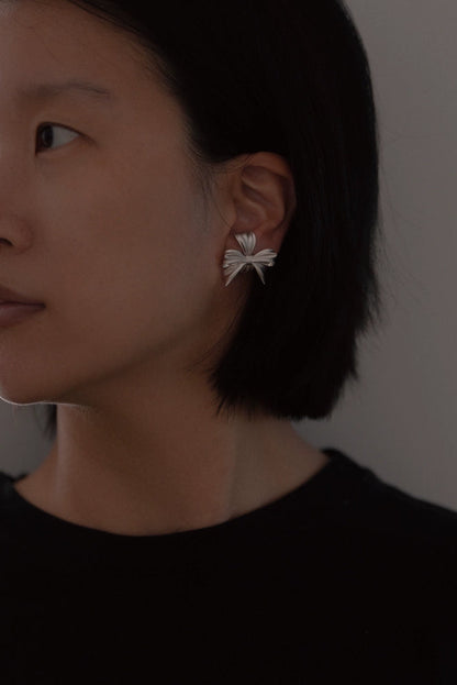 S925 リボンバーサタイルピアス　B4299