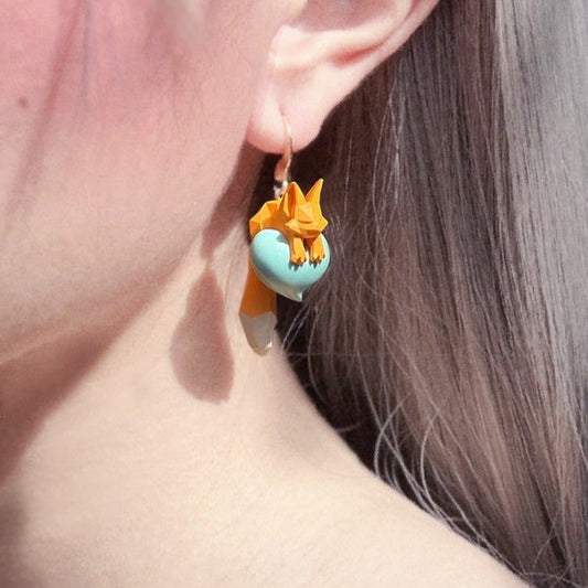 I Love Little Fox Earrings B1701