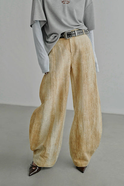 Stylish wide pants B4345