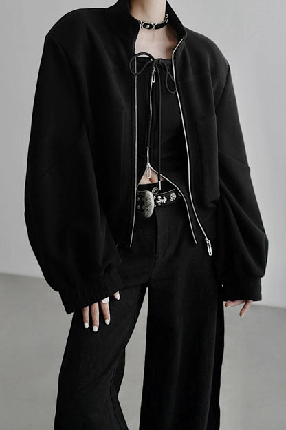 Wide shoulder jacket B4342