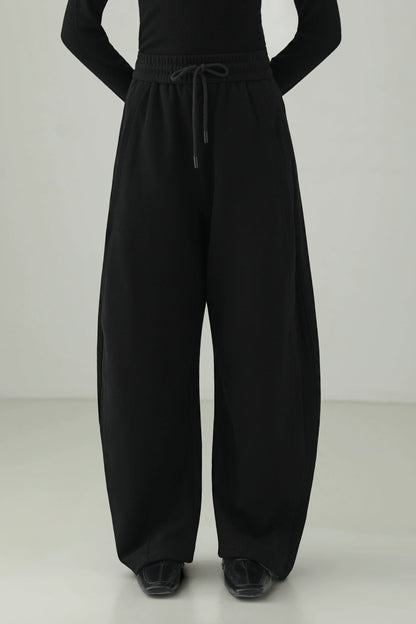 Minimalist Curved Blade Loose Pants B4530