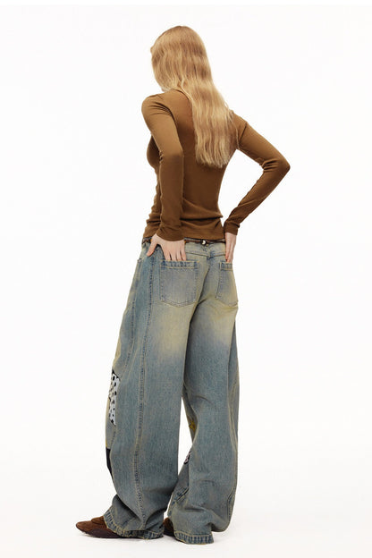 ピーターパンカラータイ長袖ポロシャツ　B4591