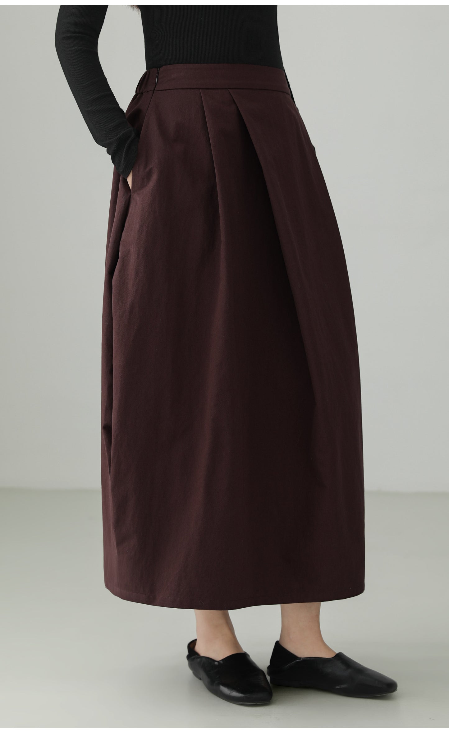 ブロケードコットンバブルスカートハイエンド　B4728